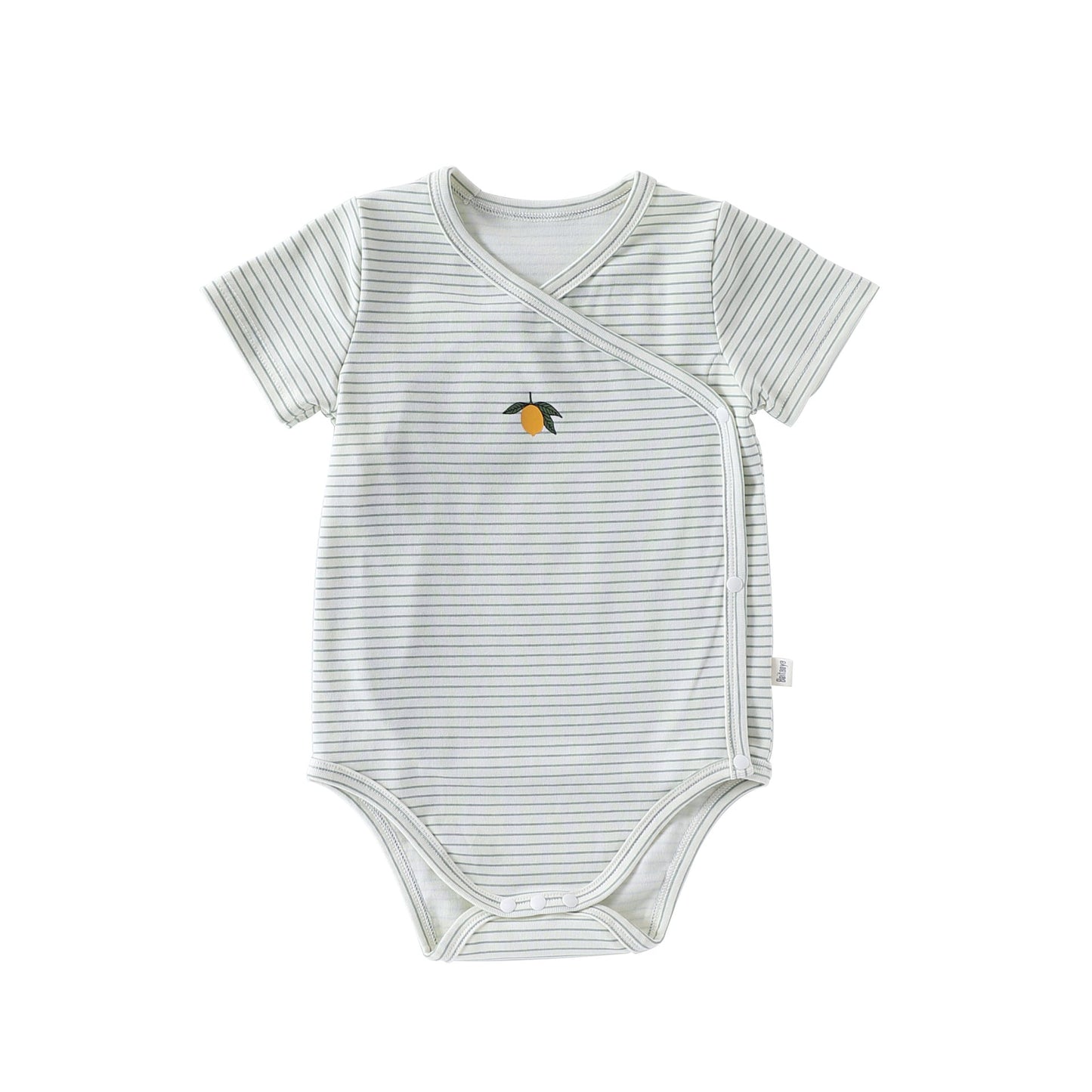 Fruit Printed Short Sleeve Romper フルーツ 半袖ロンパース【mh0013493】 Little Lemon Belly Guard / 66cm Beitaoya 半袖ロンパース