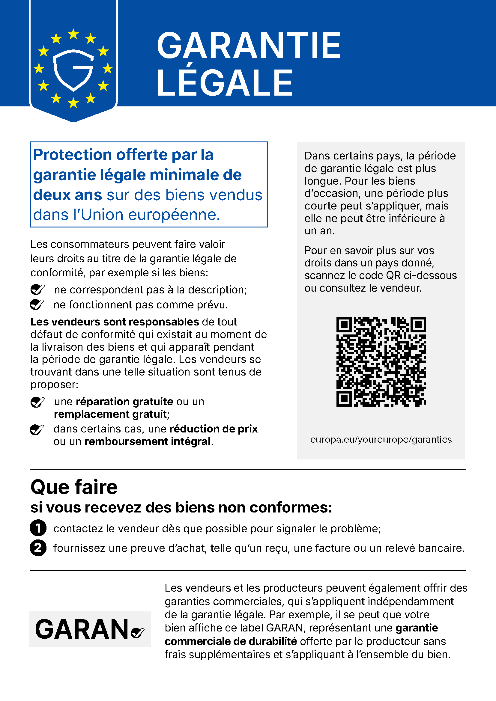 EU Legal Guarantee