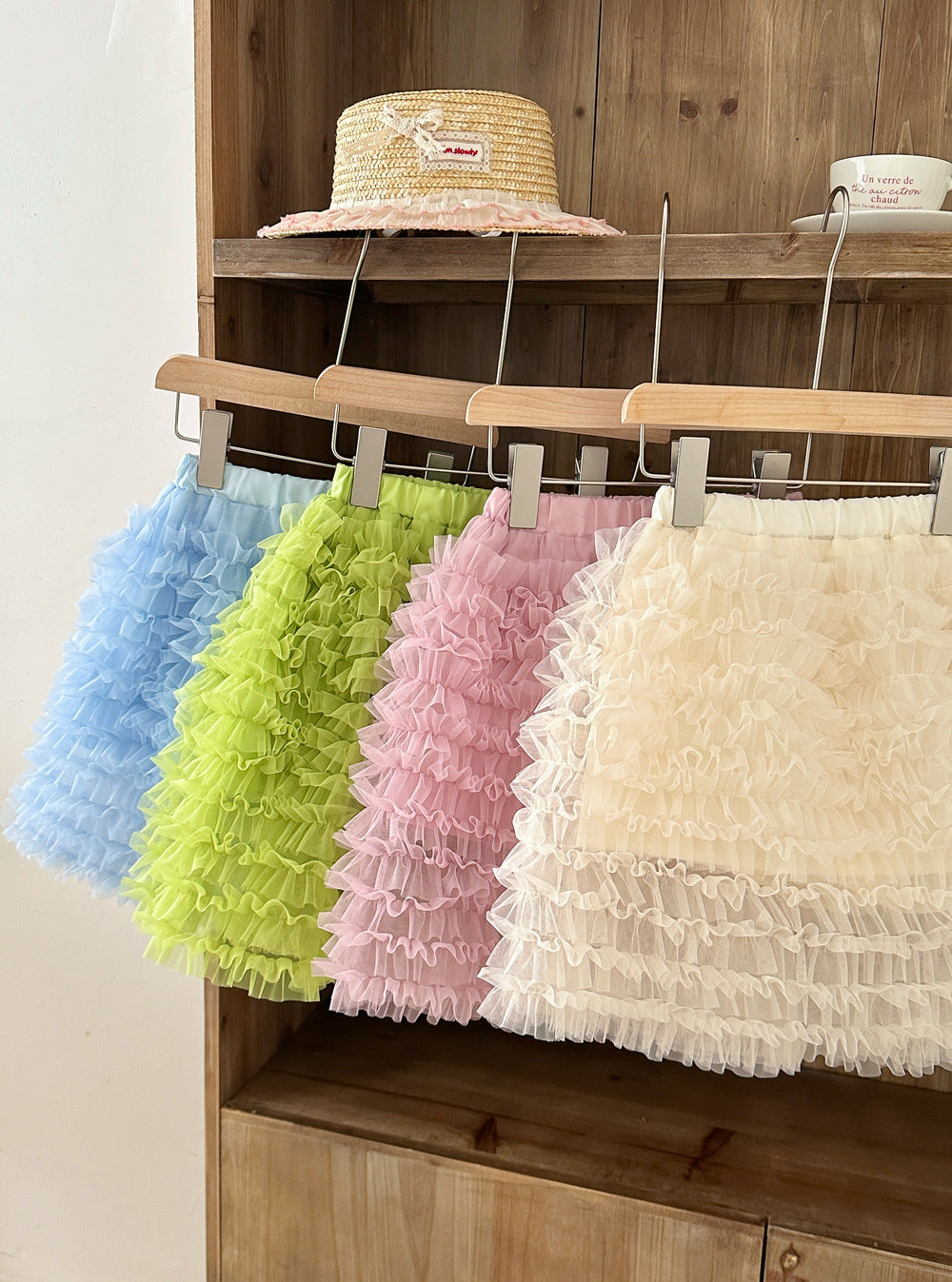 Gauze Ballet Style Puffy Skirt ガーゼ チュチュ ケーキスカート【mh0012353】 KUMAI.KIDS