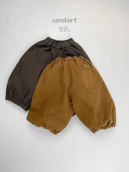 ロングパンツ・スウェットパンツ キッズパンツ ワイドルーズバルーンハーレムパンツ 2カラー【mh0007234】