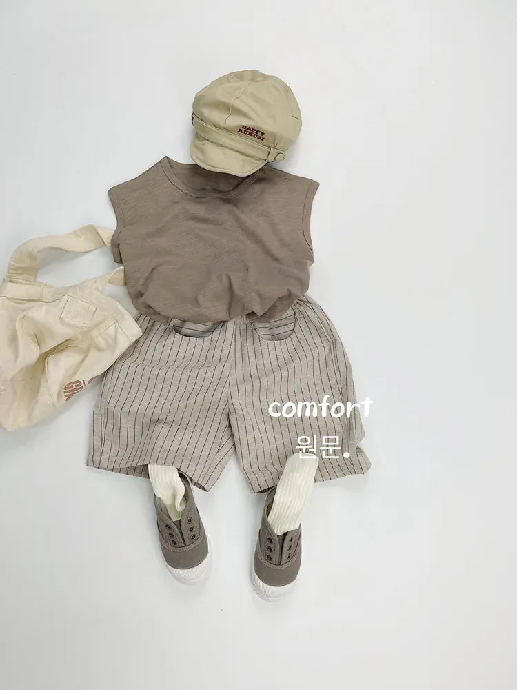 ハーフパンツ・ショートパンツ キッズパンツ コットンリネン ハーフパンツ 変わりポケット ショートパンツ【mh0005006】