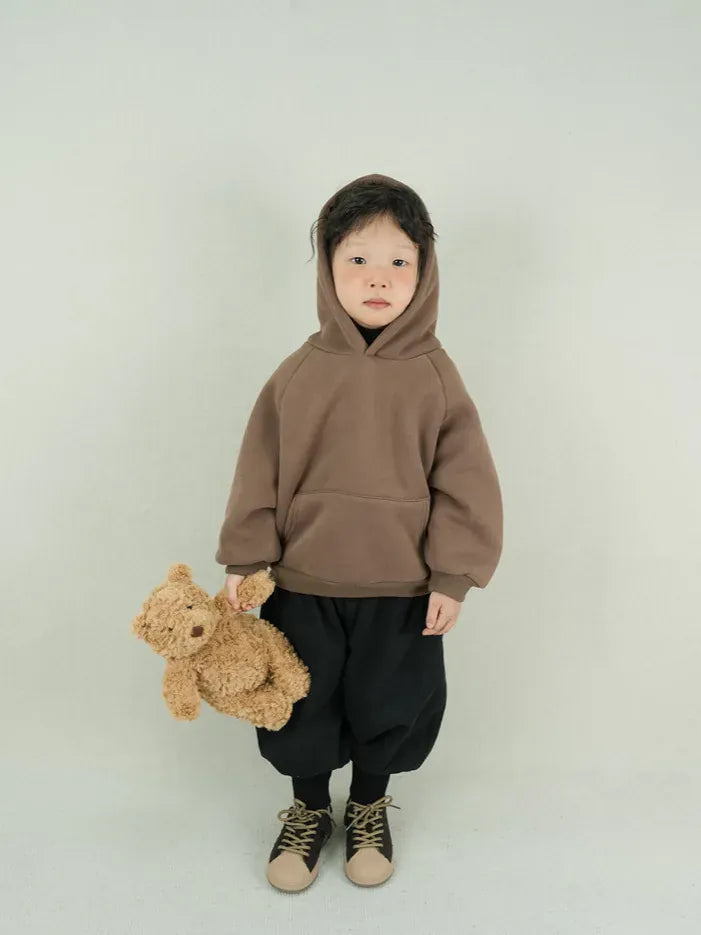 ロングパンツ・スウェットパンツ キッズパンツ 裏ボアフリースバルーンサルエルロングパンツ 暖パン【mh0007864】