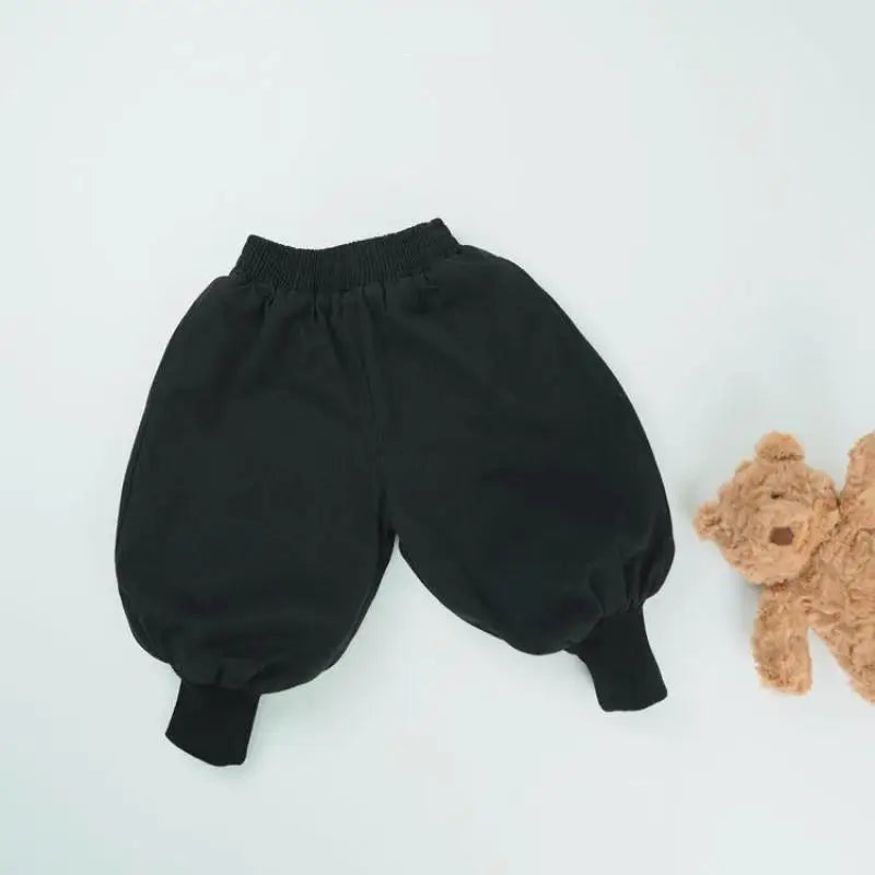 ロングパンツ・スウェットパンツ キッズパンツ 裏ボアフリースバルーンサルエルロングパンツ 暖パン【mh0007864】