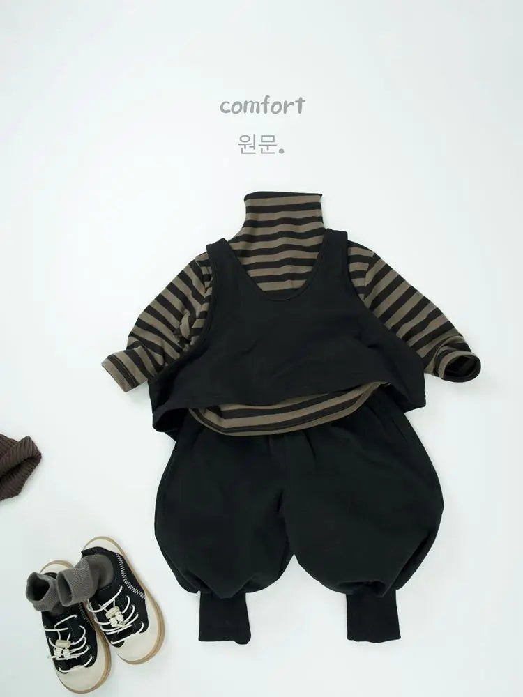 ロングパンツ・スウェットパンツ キッズパンツ ルーズワイドロングハーレムパンツ【mh0008603】