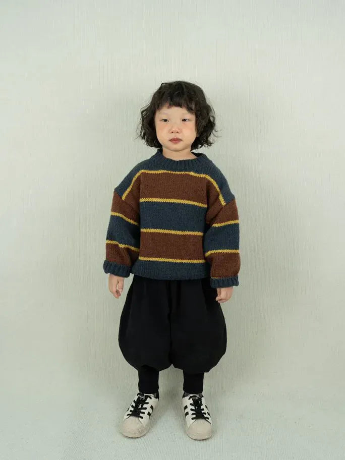 ロングパンツ・スウェットパンツ キッズパンツ ルーズワイドロングハーレムパンツ【mh0008603】