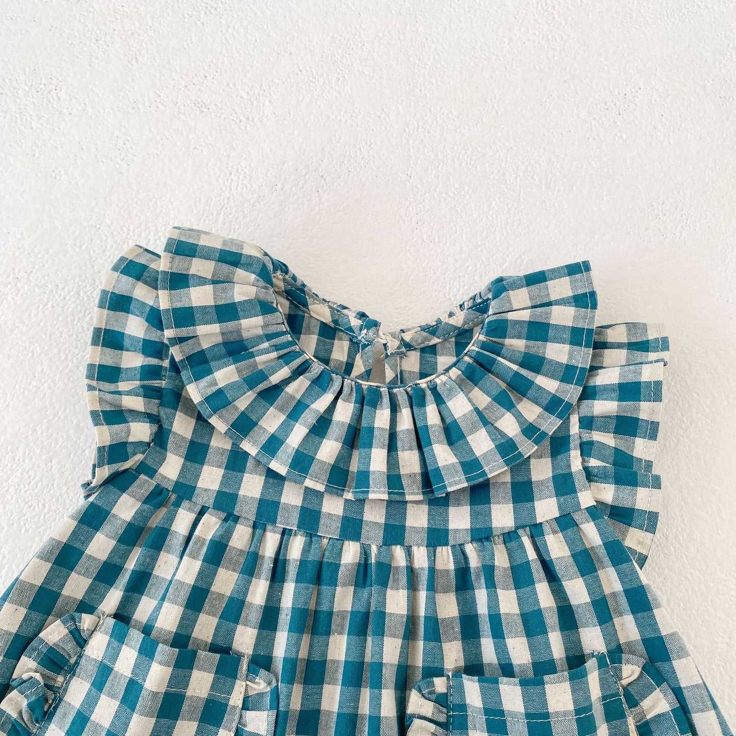 Gingham Check Top & Bloomers Set ギンガムチェック トップス ブルマセット【mh0012490】 Engepapa ノースリーブセットアップ