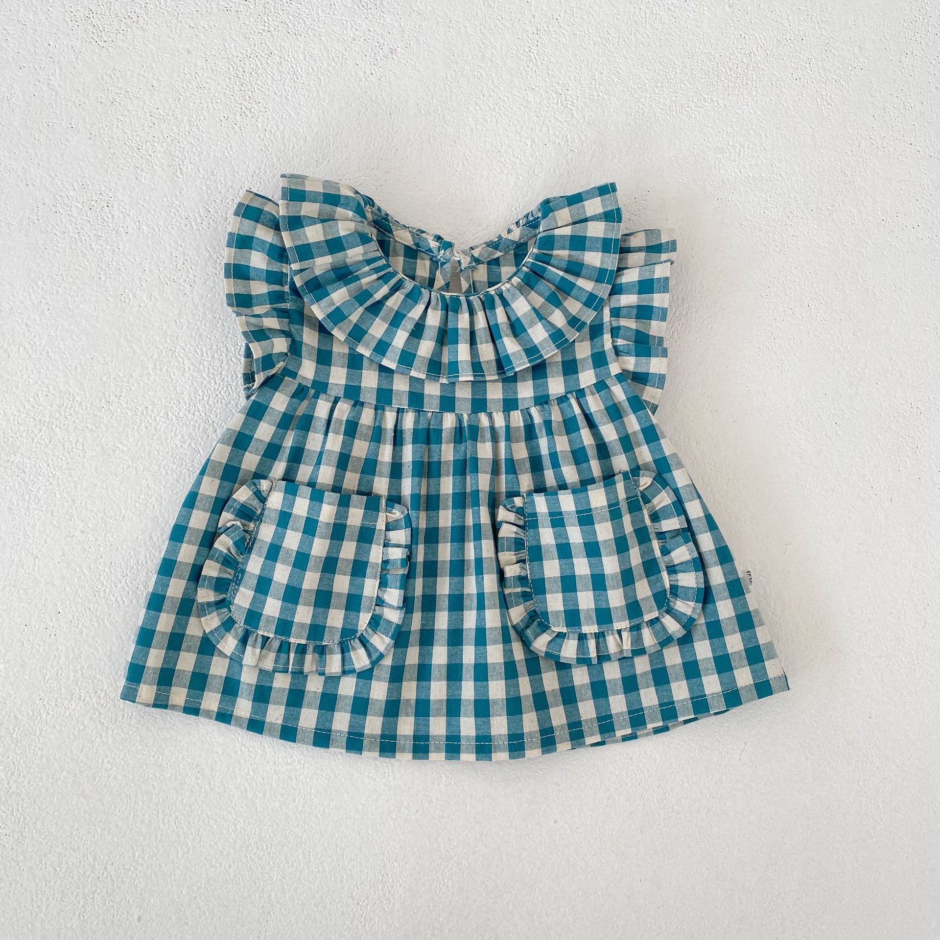 Gingham Check Top & Bloomers Set ギンガムチェック トップス ブルマセット【mh0012490】 Engepapa ノースリーブセットアップ