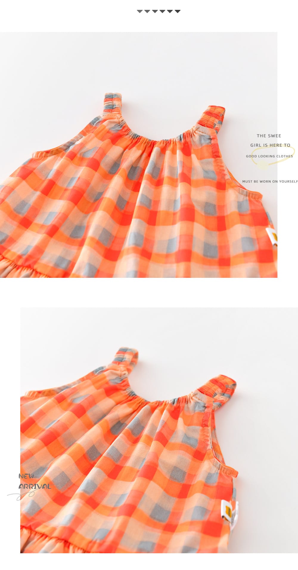 Gingham Tiered Top ギンガムチェック ノースリーブチュニック【mh0012850】 ABNN タンクトップ・キャミソール・ノースリーブトップス