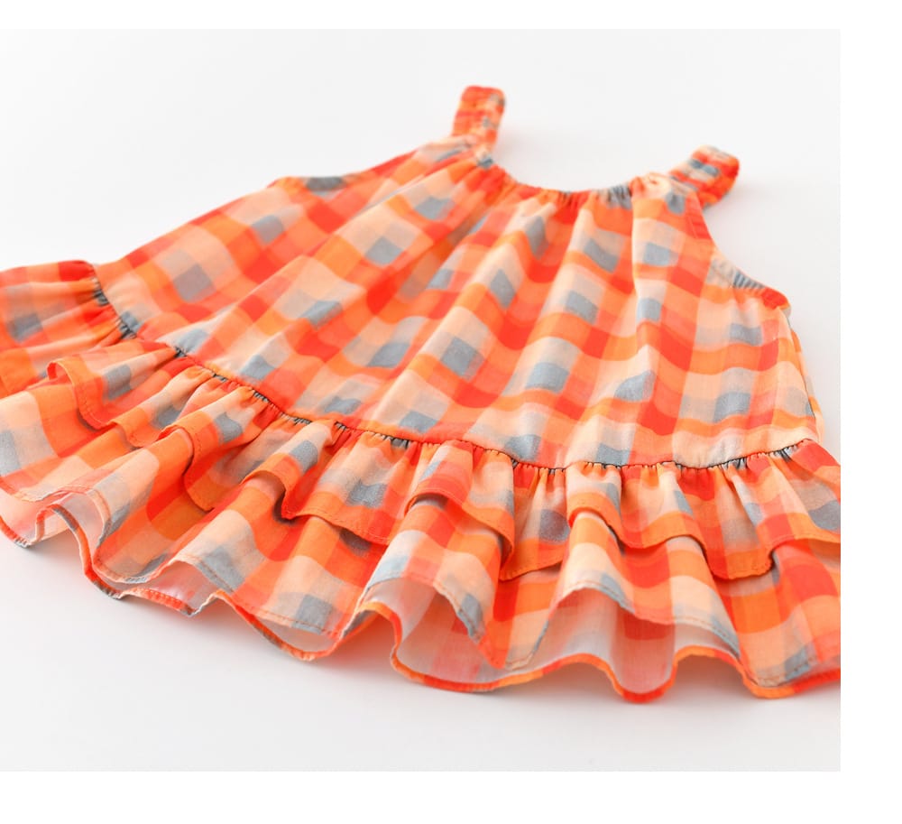 Gingham Tiered Top ギンガムチェック ノースリーブチュニック【mh0012850】 ABNN タンクトップ・キャミソール・ノースリーブトップス