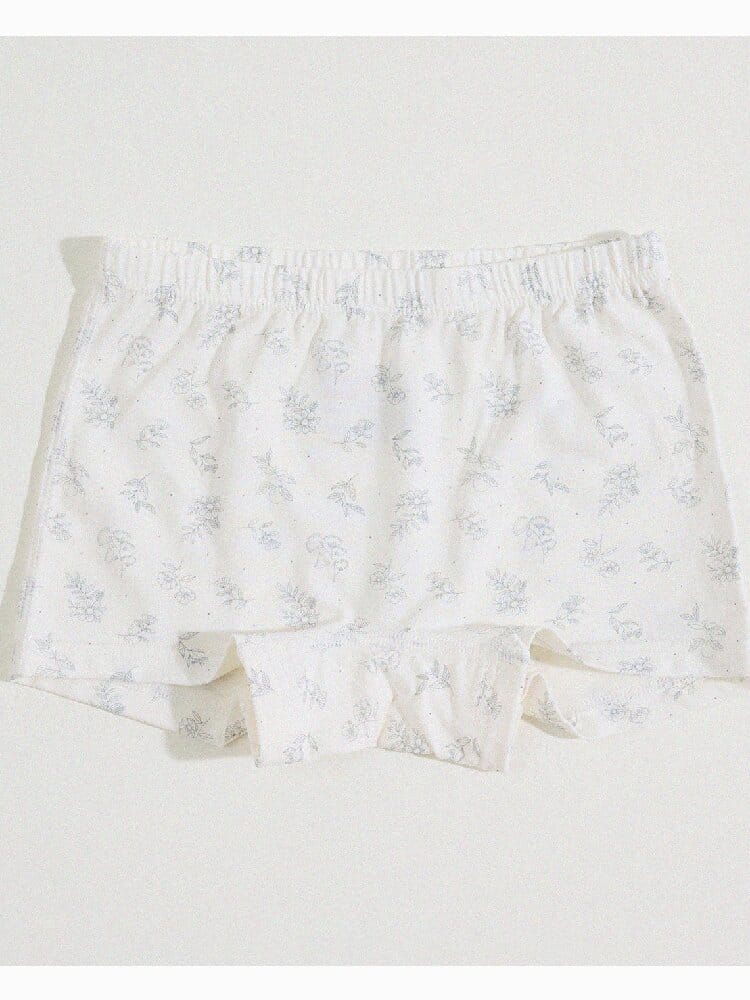 Girls' Cartoon Breathable Boxer Shorts ボタニカルプリント ボクサーパンツ【mh0013205】 yunerma 幼児用下着
