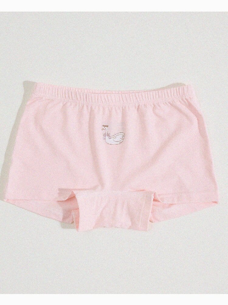 Girls' Cartoon Breathable Boxer Shorts ボタニカルプリント ボクサーパンツ【mh0013205】 yunerma 幼児用下着