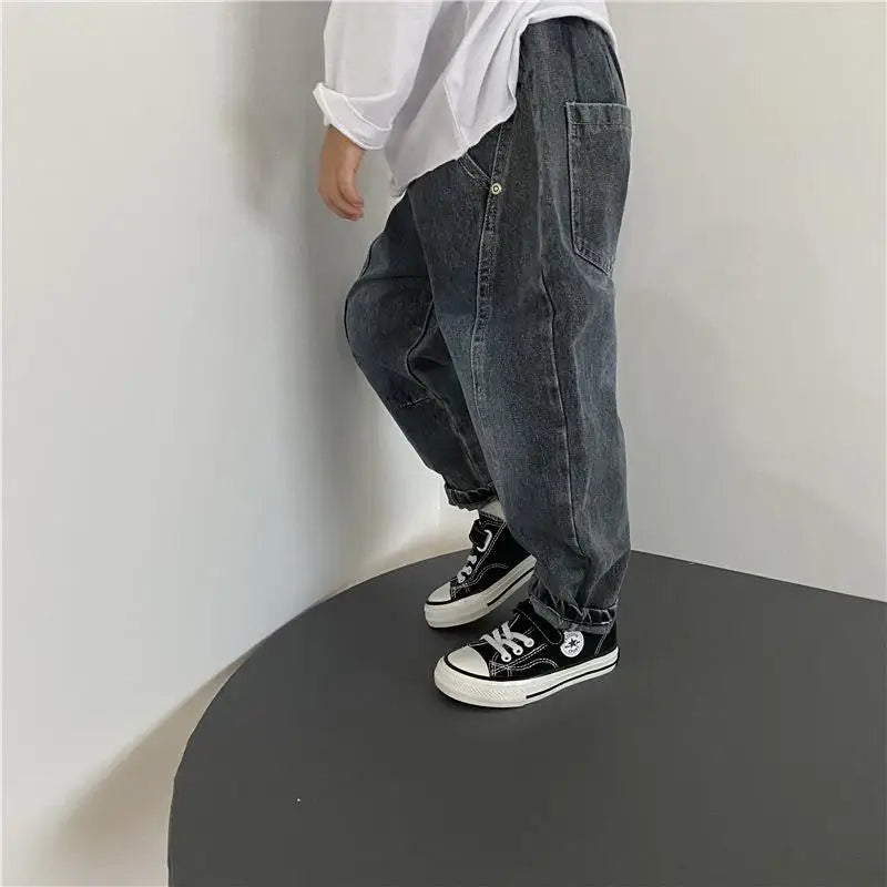 デニムパンツ Grey / 80cm 12M キッズパンツ 裏フリースデニムパンツジーンズ【mh0008066】