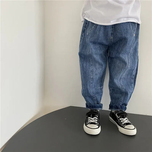 デニムパンツ キッズパンツ 裏フリースデニムパンツジーンズ【mh0008066】