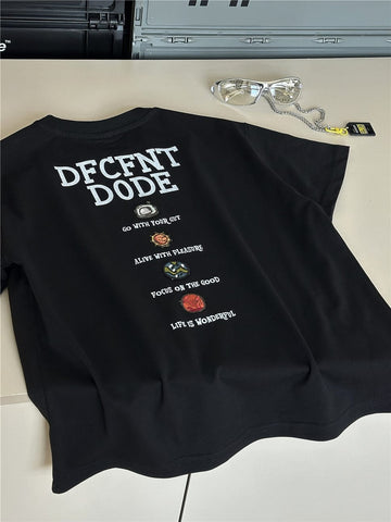 Graphic Alphabet Tee 英字プリント 半袖Tシャツ【mh0012972】 snidols 半袖Tシャツ