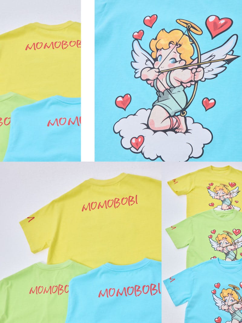 Graphic Angel Tee 天使プリント 半袖Tシャツ【mh0012994】 mamahalo shop 半袖Tシャツ