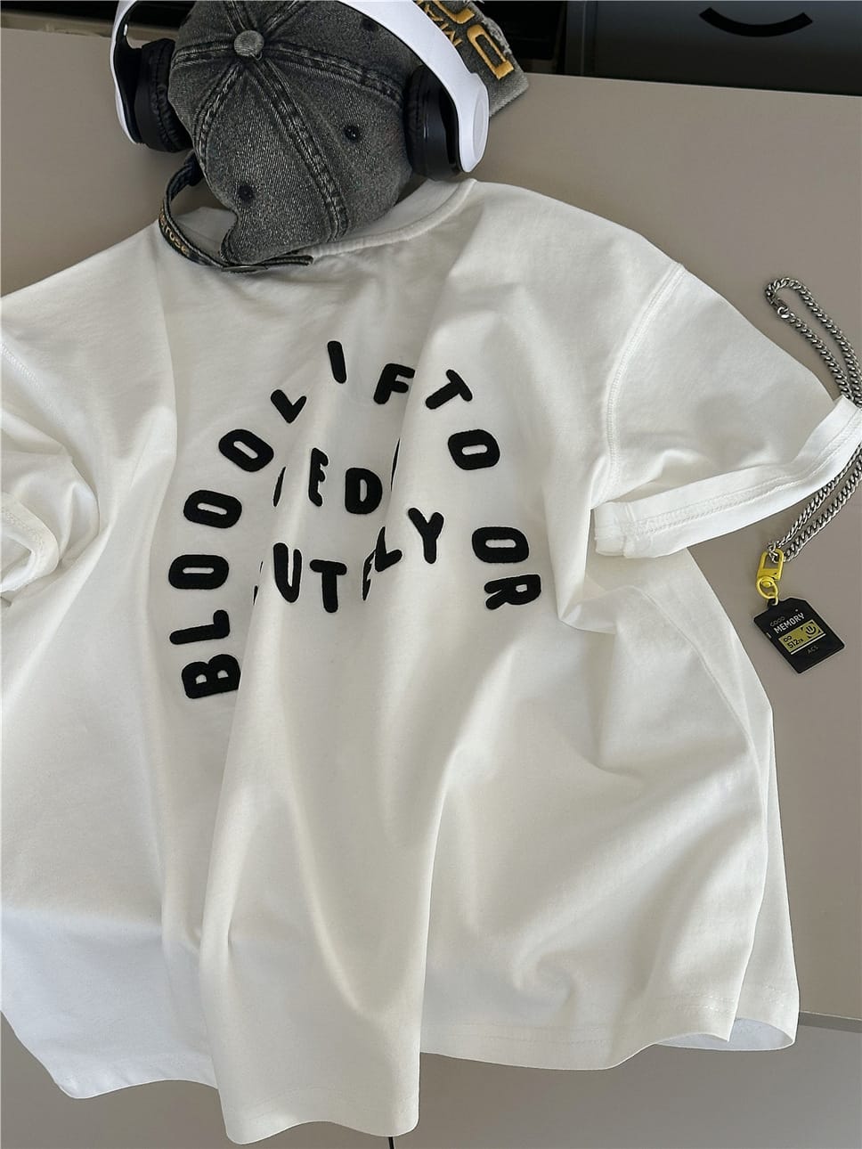 Graphic Cotton Tee バックロゴプリント 半袖Tシャツ【mh0012953】 snidols
