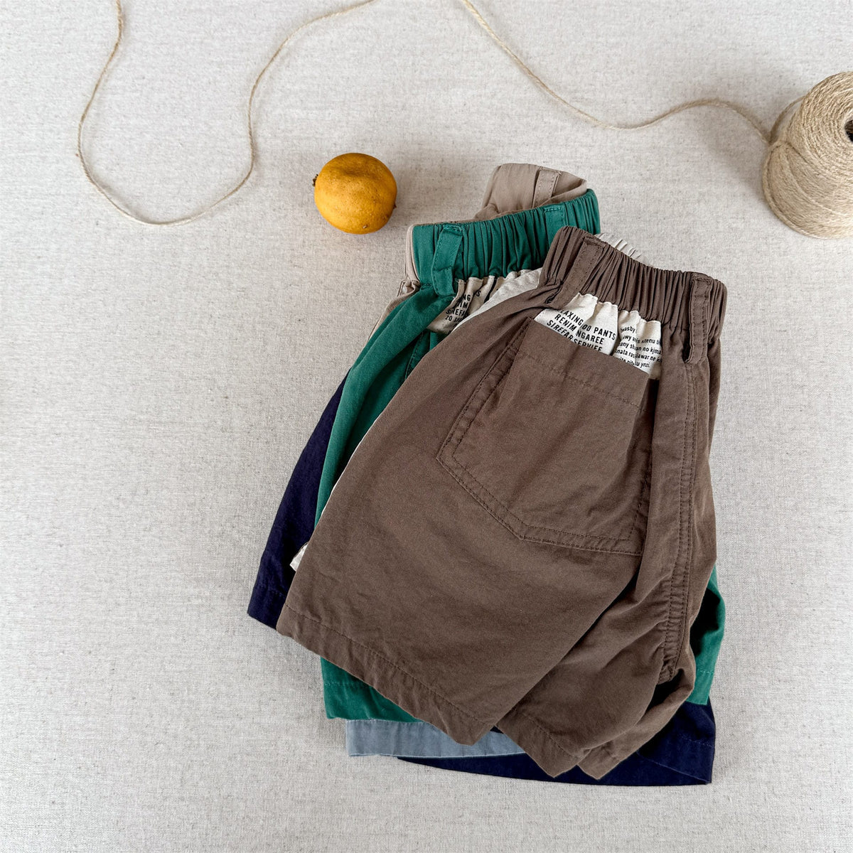 Graphic Letter Print Shorts プリント ショートパンツ【mh0013220】 ADbaby ハーフパンツ・ショートパンツ