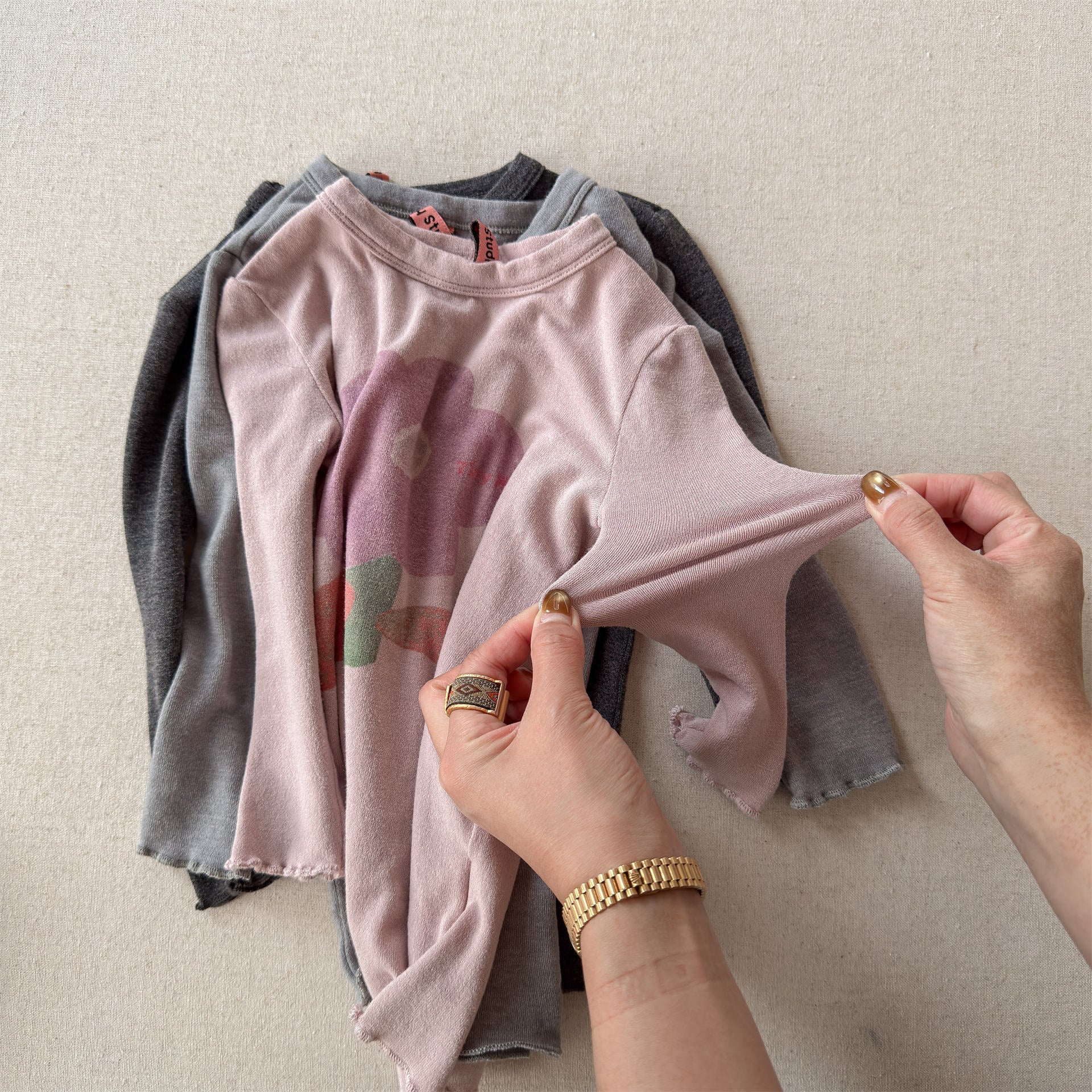 Graphic Long Sleeve Pajama Set グラフィック 長袖 パジャマセット【mh0012451】 ADbaby 長袖パジャマ