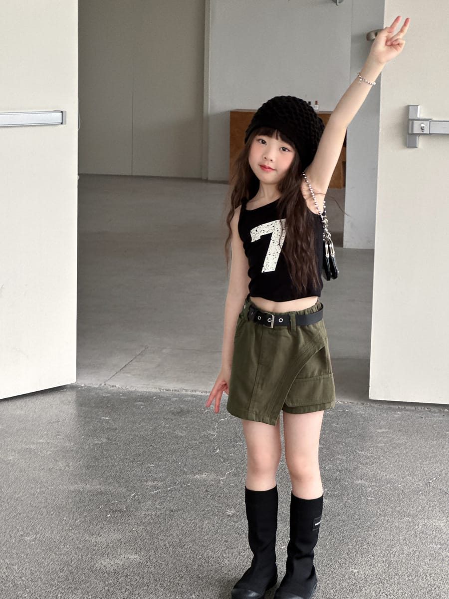 Graphic Print Cami クロップド キャミソール【mh0013065】 mamahalo kids タンクトップ・キャミソール・ノースリーブトップス