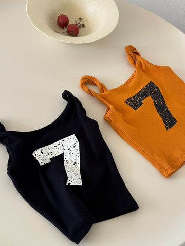 Graphic Print Cami クロップド キャミソール【mh0013065】 mamahalo kids タンクトップ・キャミソール・ノースリーブトップス