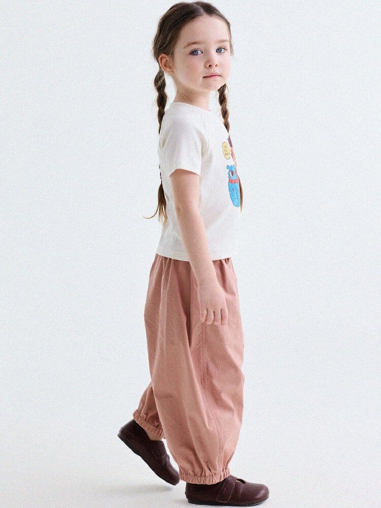 Graphic Print Cotton Raglan T-Shirt キャラクタープリント ラグランTシャツ【mh0013170】 yunerma 半袖Tシャツ