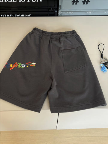Graphic Sweat Shorts ロゴプリント ハーフパンツ【mh0012962】 snidols ハーフパンツ・ショートパンツ