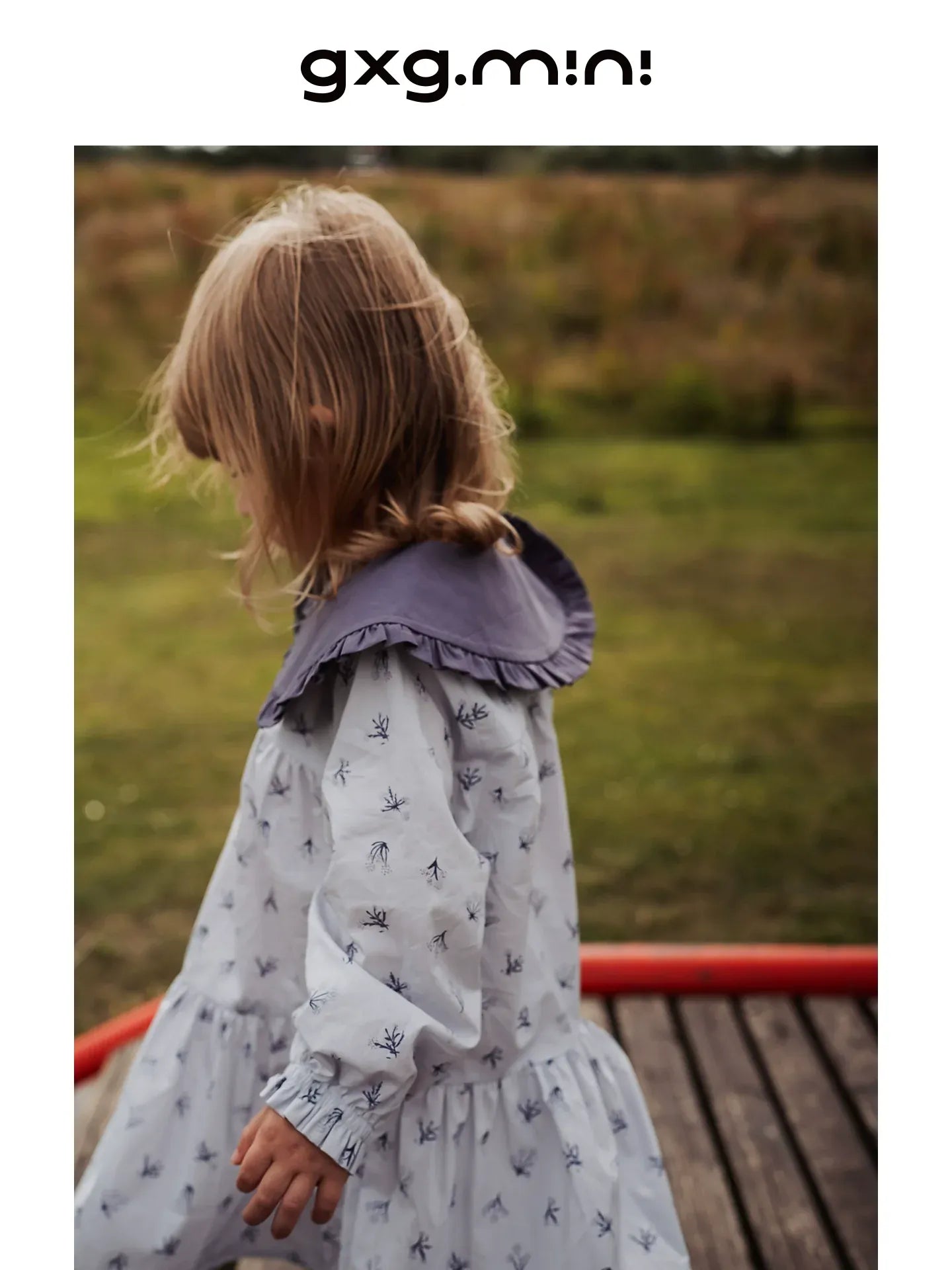 長袖ワンピース 長袖ワンピース 綿100% ビッグカラー 小花柄 プリンセスライン【mh0011333】