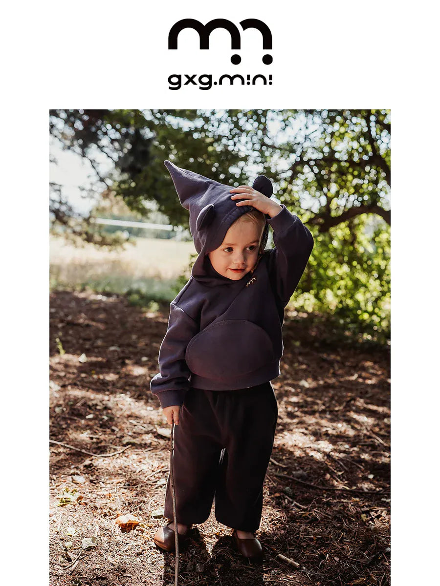 トレーナー・フーディ 長袖スウェットパーカー 綿100% フード付き 無地 ゆるシルエット【mh0011337】