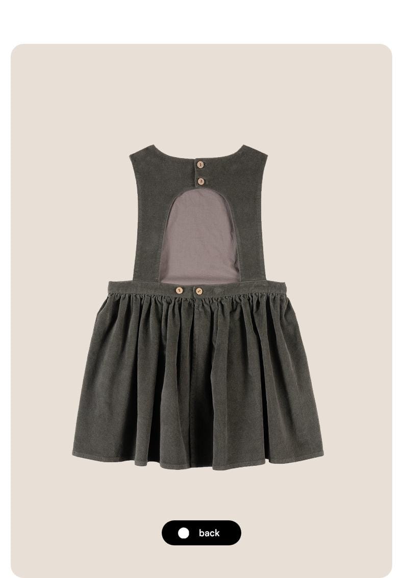 ノースリーブワンピース ノースリーブワンピース コーデュロイ Aライン ジャンパースカート 丸首【mh0011319】