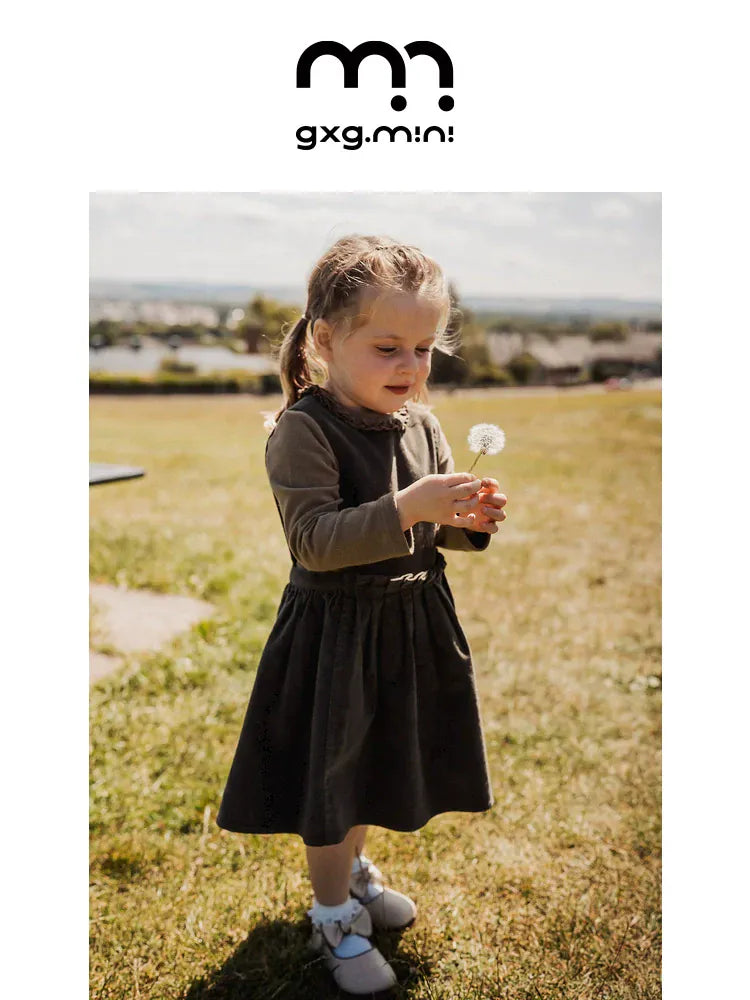 ノースリーブワンピース ノースリーブワンピース コーデュロイ Aライン ジャンパースカート 丸首【mh0011319】