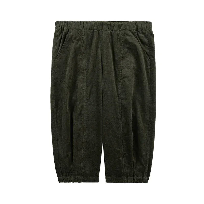 ロングパンツ・スウェットパンツ Dark Green / 90cm ロングパンツ コーデュロイ 裏地付き 防寒 暖パン カジュアル【mh0011320】