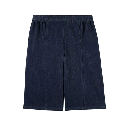 デニムパンツ Denim Blue / 90cm ロングパンツ デニム素材 ストレート ゆるシルエット 無地 カジュアル【mh0011324】