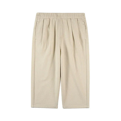 ロングパンツ・スウェットパンツ Khaki / 90cm ロングパンツ コーデュロイ 綿素材 無地 ゆったり カジュアル【mh0011323】