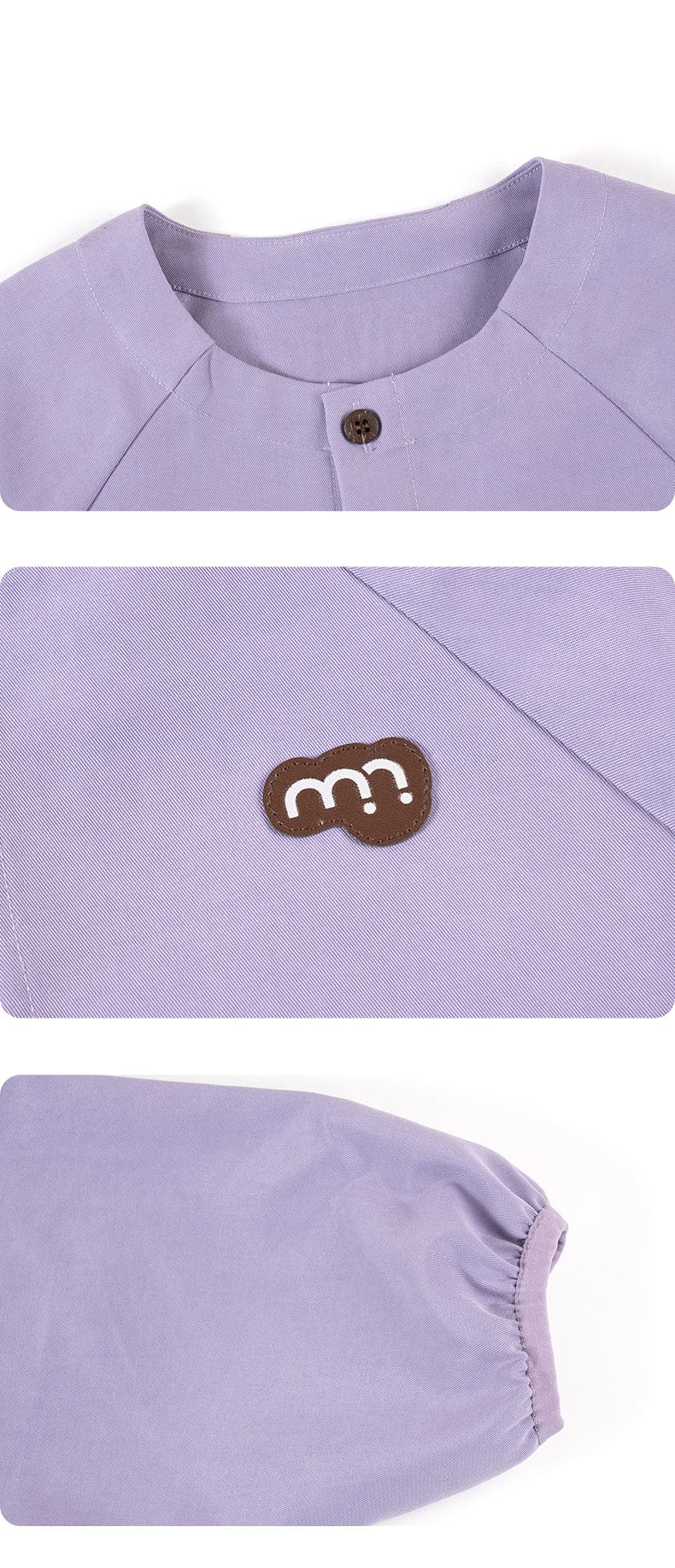 カーディガン・パーカー 長袖カーディガンジャケット ノーカラー ラグラン袖 ギャザー ショート丈 ブルゾン【mh0011304】