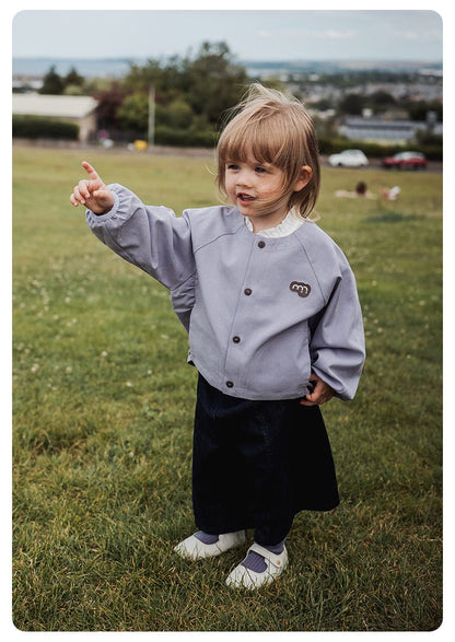 カーディガン・パーカー 長袖カーディガンジャケット ノーカラー ラグラン袖 ギャザー ショート丈 ブルゾン【mh0011304】