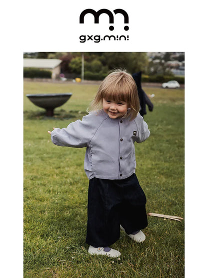 カーディガン・パーカー 長袖カーディガンジャケット ノーカラー ラグラン袖 ギャザー ショート丈 ブルゾン【mh0011304】