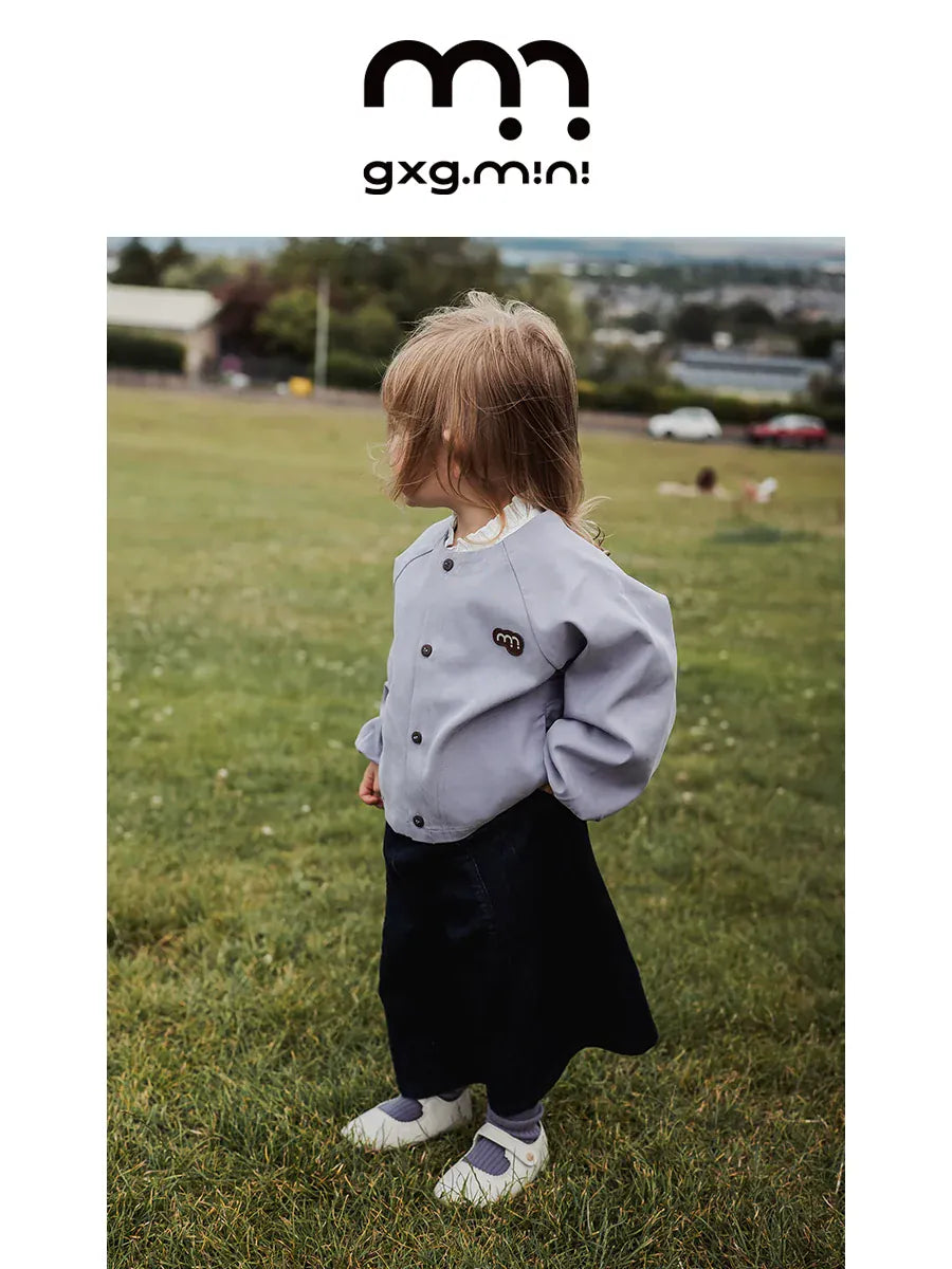 カーディガン・パーカー 長袖カーディガンジャケット ノーカラー ラグラン袖 ギャザー ショート丈 ブルゾン【mh0011304】