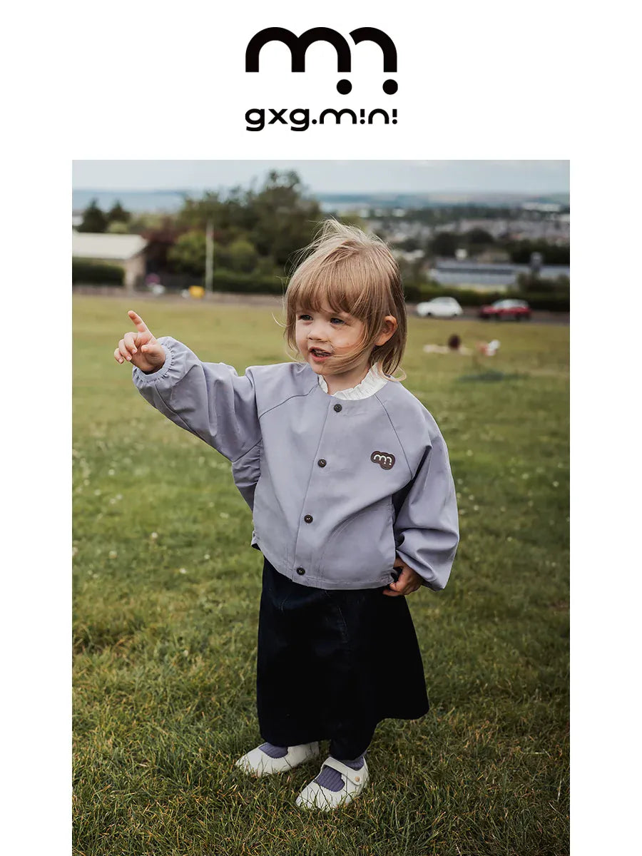 カーディガン・パーカー 長袖カーディガンジャケット ノーカラー ラグラン袖 ギャザー ショート丈 ブルゾン【mh0011304】