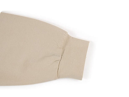 長袖シャツ・ブラウス 長袖ポロシャツ プルオーバー 無地 北欧風 ブラウス【mh0011308】