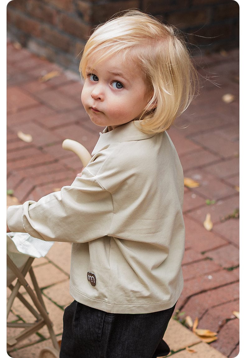 長袖シャツ・ブラウス 長袖ポロシャツ プルオーバー 無地 北欧風 ブラウス【mh0011308】