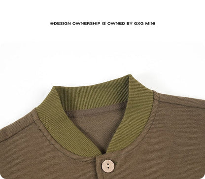 カーディガン・パーカー 長袖カーディガン ニット素材 スタンドカラー リブ袖 カジュアル【mh0011312】