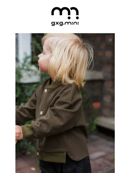 カーディガン・パーカー 長袖カーディガン ニット素材 スタンドカラー リブ袖 カジュアル【mh0011312】