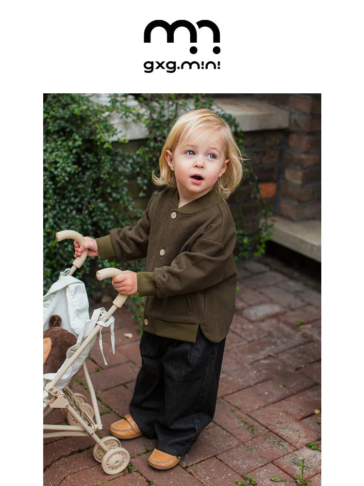 カーディガン・パーカー 長袖カーディガン ニット素材 スタンドカラー リブ袖 カジュアル【mh0011312】