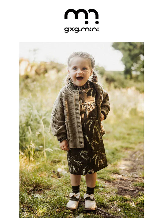 カーディガン・パーカー 長袖カーディガン ウール混紡 ケーブル編み クルーネック ボタン【mh0011315】