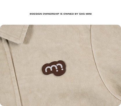 ショートコート・ジャケット・ジャンパー 長袖アウター スタンドカラー 無地 シンプル ボタン【mh0011316】