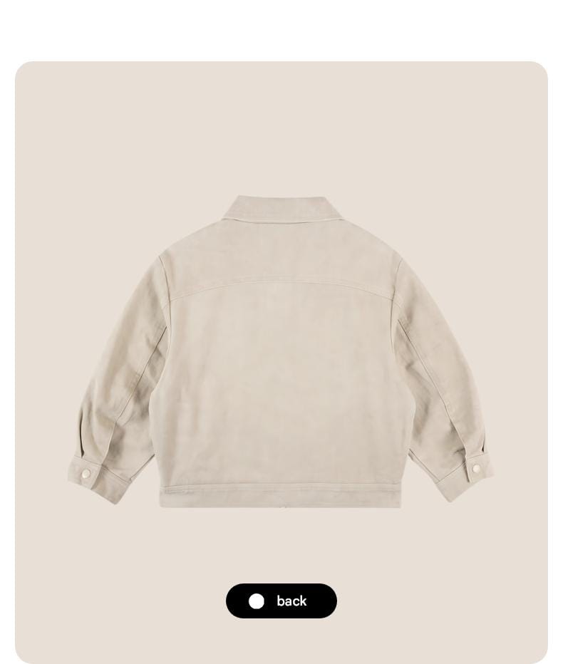 ショートコート・ジャケット・ジャンパー 長袖アウター スタンドカラー 無地 シンプル ボタン【mh0011316】