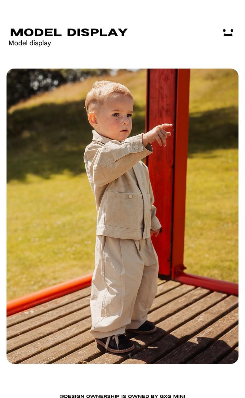 ショートコート・ジャケット・ジャンパー 長袖アウター スタンドカラー 無地 シンプル ボタン【mh0011316】