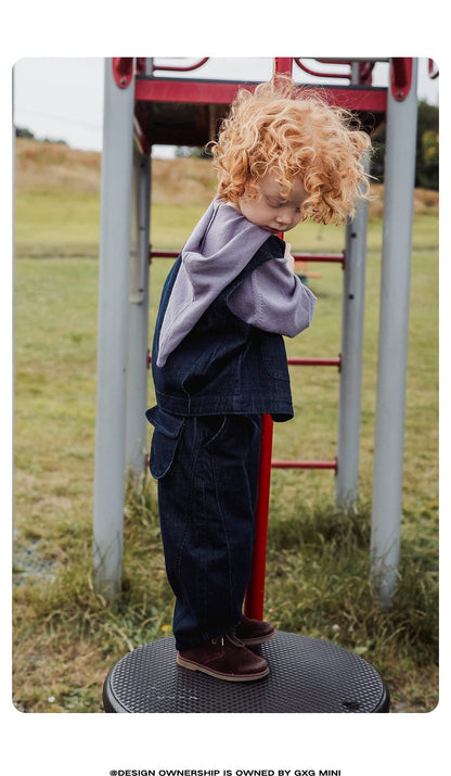 ベスト ベスト デニム素材 ノーカラー ボタン留め ゆったり アウター【mh0011322】