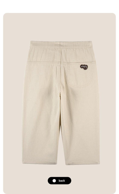 ロングパンツ・スウェットパンツ ロングパンツ コーデュロイ 綿素材 無地 ゆったり カジュアル【mh0011323】