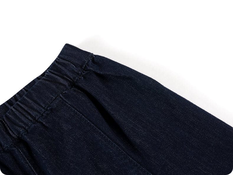 デニムパンツ ロングパンツ デニム素材 ストレート ゆるシルエット 無地 カジュアル【mh0011324】